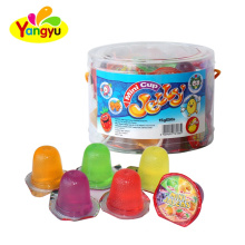 Pvc Jar Mix Fruits Flavors Mini Jelly Cup Factory